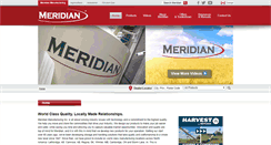 Desktop Screenshot of meridianmfg.com